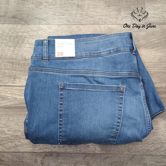 Lane Bryant Tighter Tummy Skinny High Rise Jeans Size 28 - Picture 6 of 6